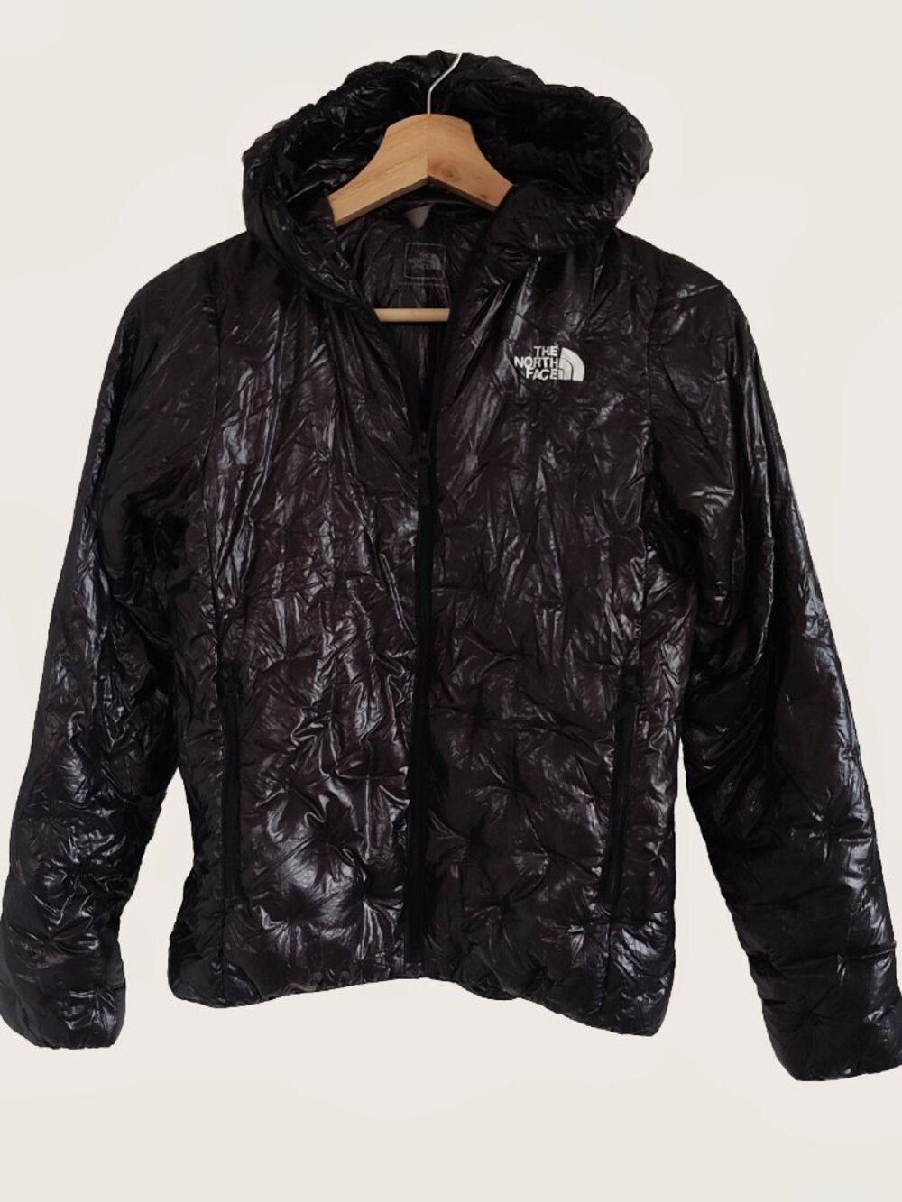 North Face Quilted Down Hooded Jacket